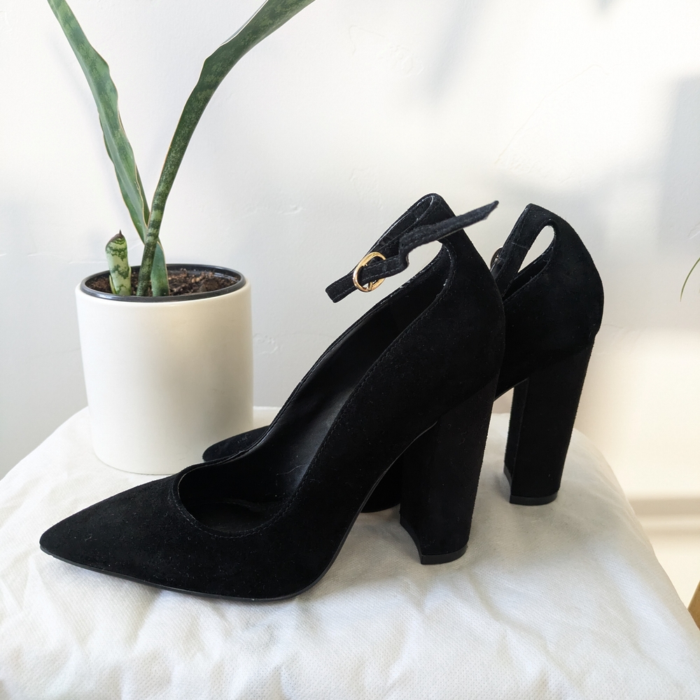 Nine West Black Women's Suede Shoes